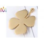 Rustproof SS304 Engraved Four Leaf Clover Pendant
