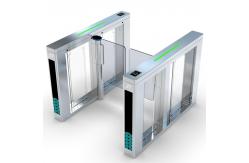 China Speed Gate Turnstile 45-65 People/Min with 1.5mm Stainless Steel Frame supplier