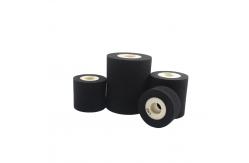 China Solid Dry Ink Roller Black customized 40x40mm rub resistant supplier