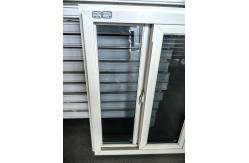 China Security Mesh UPVC Sliding Window For Residential Home Replacement supplier
