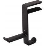 Headset Holder with Cable Organizer Adjustable Metal Headphone Stand Customized Logo for sale