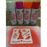 Non Toxic Washable Chalk Spray , Landscaping Use Water Removable Spray Paint  for sale