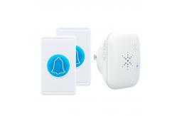China 52 Chimes Waterproof Doorbell Push Button 300m ABS Plastic supplier