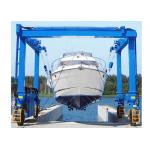 ISO SGS 30 Ton Marine Straddle Boat Hoist Crane Customized for sale