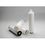 PTFE PES PVDF Nylon Membrane Pleated Filters , Polypropylene Chemical Filter for sale