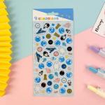 Transparent Crystal 3D Cartoon Stickers Self Adhesive Custom Cartoon Stickers