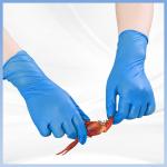 FDA Disposable PVC Gloves For Safe And Hygienic Pool Blue Color for sale