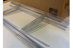 China Hot Dipped Galvanized H Frame Wire Stakes For Yard Sign Metal Sign supplier