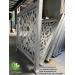 Laser Cut Metal Fence With 50x50 Frame Aluminum Sheet Exterior Decoration for sale