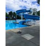 Aqua Park Water City Game Equipment Outdoor Spiral Slide Fiberglass for sale