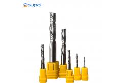 China 2 Flute CNC Cutting Tungsten End Mill AlTiN Coating For Wood supplier