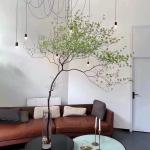Hanging Bell Plant Artificial Tree Branches Art Indoor Decoration