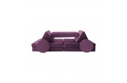 China OEKO-TEX 10PCS Kids Play Sofa Modular Foam Couch OEM ODM OBM supplier