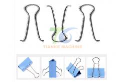 China Mechanical Metal Paper 0.8mm Binder Clip Making Machine supplier
