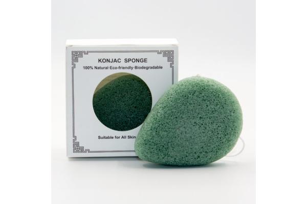 Custom Green Tea Konjac Sponge