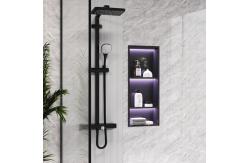 China 12x30 Inch Shower Wall Niche Waterproof Painting Finish With LED supplier