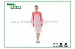 China Splash-Proof Disposable use Tyvek Aprons/Waterproof Disposable Plastic Aprons supplier