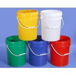 Custom Color Gasket 5 Gallon Plastic Buckets With 20Liter Capacity for sale