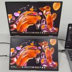 60Hz Refresh Rate Portable Monitor Dual Screen with Mini HDMI Connectivity Weighs 16000g for sale