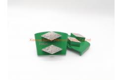 China HTC Concrete Grinding Disk Double Rhombus Segments Diamond Grinding Block supplier