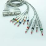 Mortara 90cm Banana Plug 10 Lead Ecg Holter Cable for sale