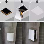 Aluminium Ceiling Access Panel 500x500mm Stainless Steel Lock Core