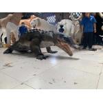Interactive Realistic Crocodile Costume For Amusement Park