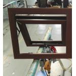 European Style PVC Awning Outward Opening Window UPVC Double Glass Windows