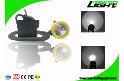 China Hard Hat Rechargeable Miners Headlamp USB Charging 1.67W with Strong Brightness supplier