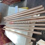 Bright Surface C17200 Beryllium Copper Rod 25mmx1m ASTM B196 Grade for sale