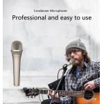 Studio Condenser Microphone For Live Recording microphone , Online singing microphone with hand microphone for sale