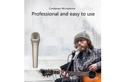 China Studio Condenser Microphone For Live Recording microphone , Online singing microphone with hand microphone supplier