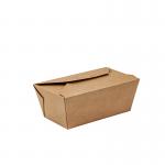 Square Takeaway Kraft Paper Lunch Box For Fried Chicken Packaging for sale