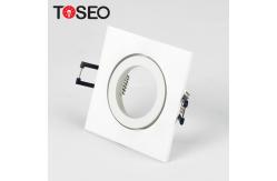 China Adjustable Mr16  Aluminium Ceiling Downlight Square Recessed White supplier