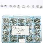 Orthodontic Passive Self Ligating Brackets Crystal Sapphire Braces 345 Hook