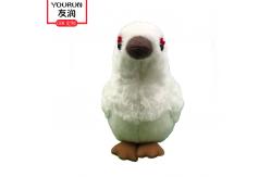 China Simulation White Dove Little Bird Stuffed Animal Plush Toys supplier