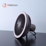 Mini USB Rechargeable Ceiling Fan Desktop 7800mAh Battery LED Light for sale