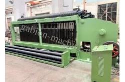 China Automatic High Efficiency Gabion Mesh Machine 84*110mm Wire Mesh supplier