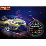 Universal Electric Oil Pressure Gauge / Racing Car Meter 7 Color Backlight for sale