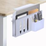 Silver Desk Organizer for Laptop Clamp-On Desk Shelf Hook Type Standing Desk Drawer for sale