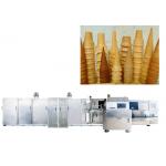 Ice Cream Cone Making Waffle Cup Machine 10500Lx2400Wx1800H for sale
