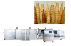 China Ice Cream Cone Making Waffle Cup Machine 10500Lx2400Wx1800H supplier