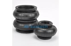 China Single Rubber Convoluted Air Spring Bellows HF80/90-1 For Abrasive Machinery supplier