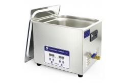 China 15L Heater Adjustable Benchtop Ultrasonic Cleaner , Paint Air brush Ultrasonic Cleaner Bath supplier