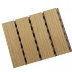 Noise Reduction Wooden Grooved Acoustic Panel ,  Wood Panels For Walls And Ceilings for sale