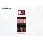 Lipstick Makeup Vending Machine With Three Levels RGB LED 220V Black Pink for sale
