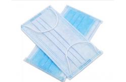 China Fiberglass Free Disposable Medical Mask High BFE / PFE With Elastic Earloop supplier