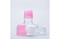 China Clear Transparent Empty Glass Rollerball Bottles With Plastic Roller Ball supplier