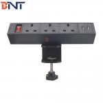 Boente Custom Made 6.56 Ft Cord 3 UK Power and 2 USB with Power Switch Black Office Electrical Sockets Manufacturer for sale