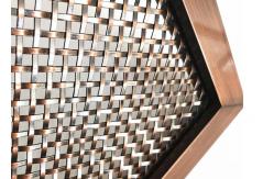China Surface Finished Services Architectural Woven Wire Mesh With Pattern Design supplier